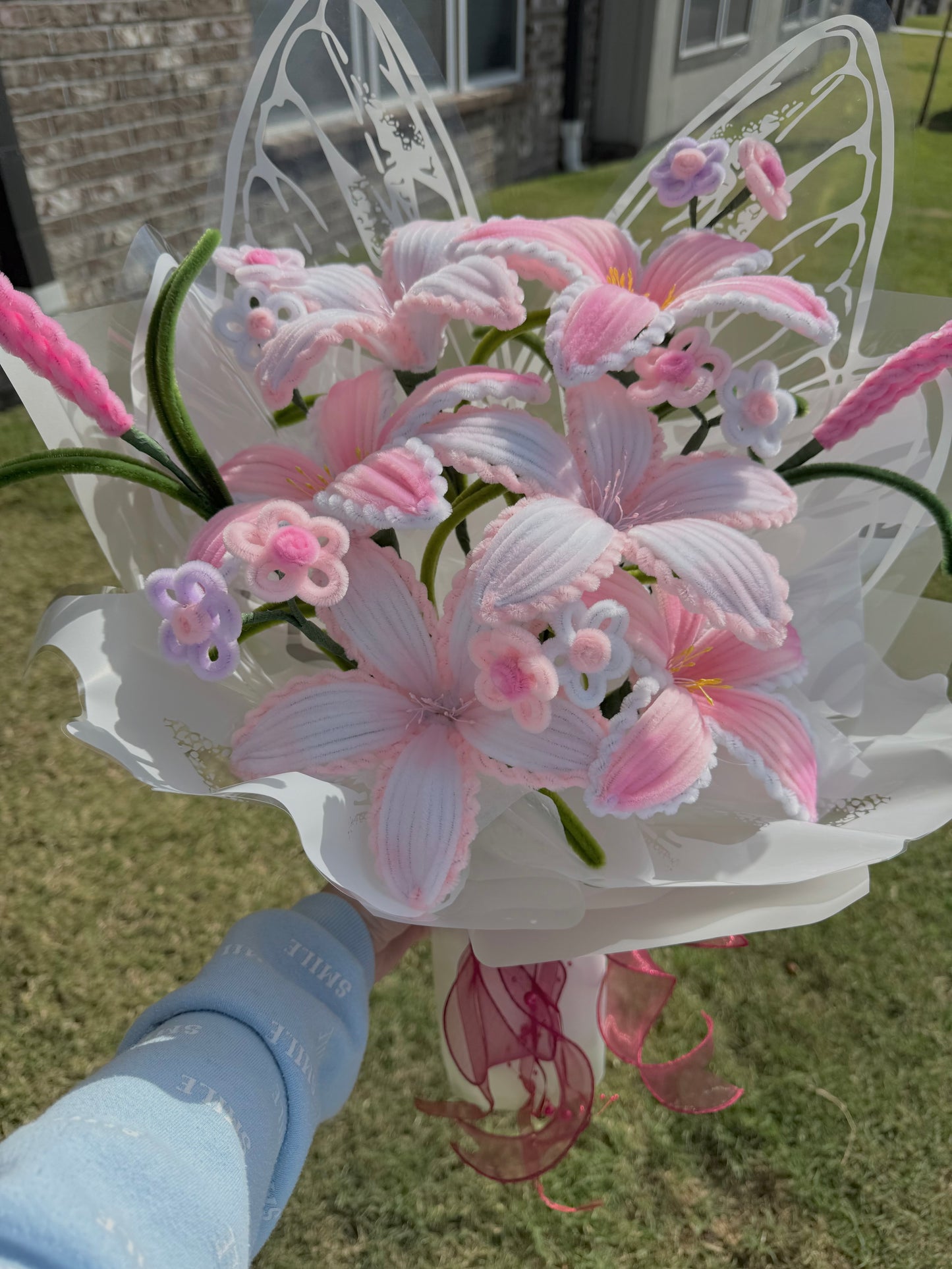 Fairy Pink Lily Bouquet