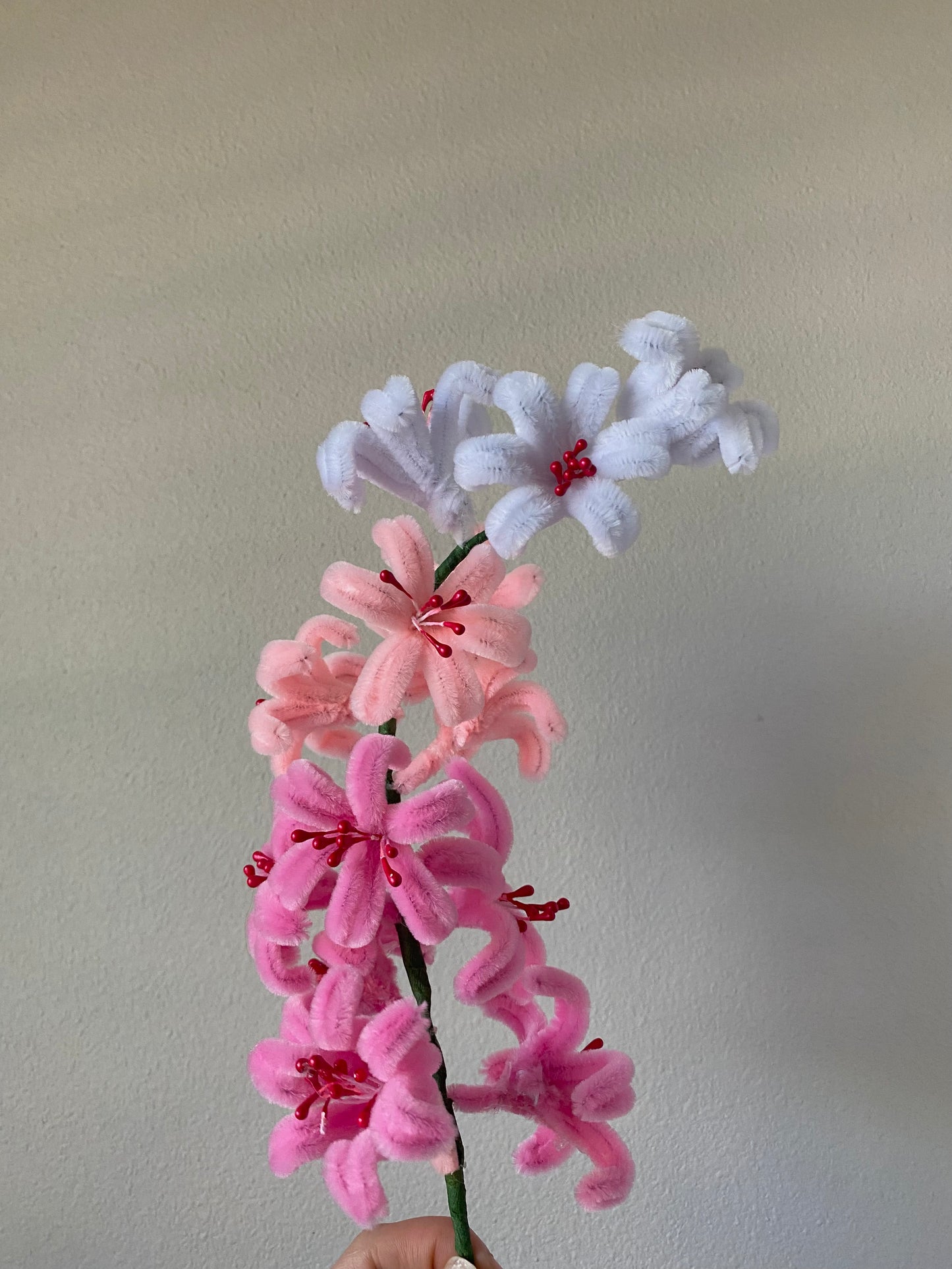 Single Stem Hyacinth Pipe Cleaner Flower!