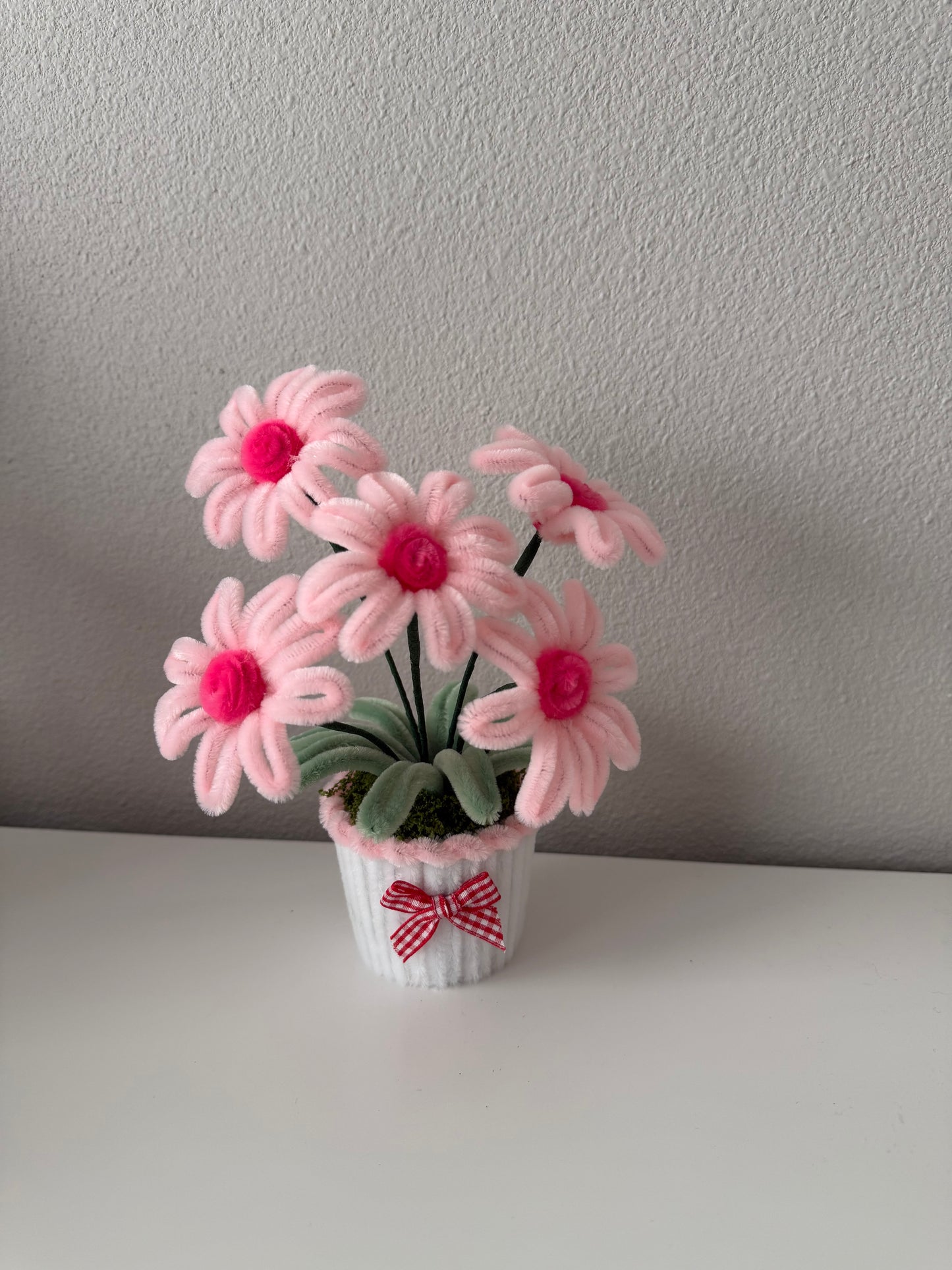 Pink Daisy Mini Pot