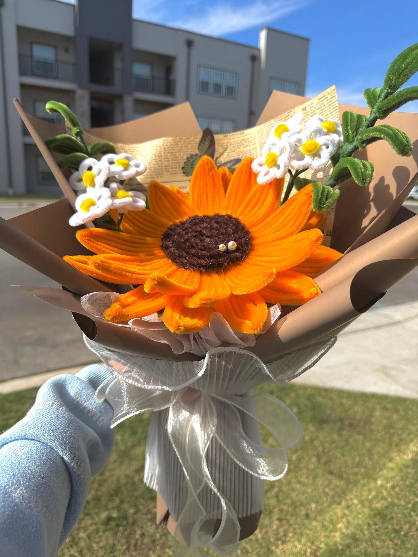 Handmade Giant Sunflower Bouquet