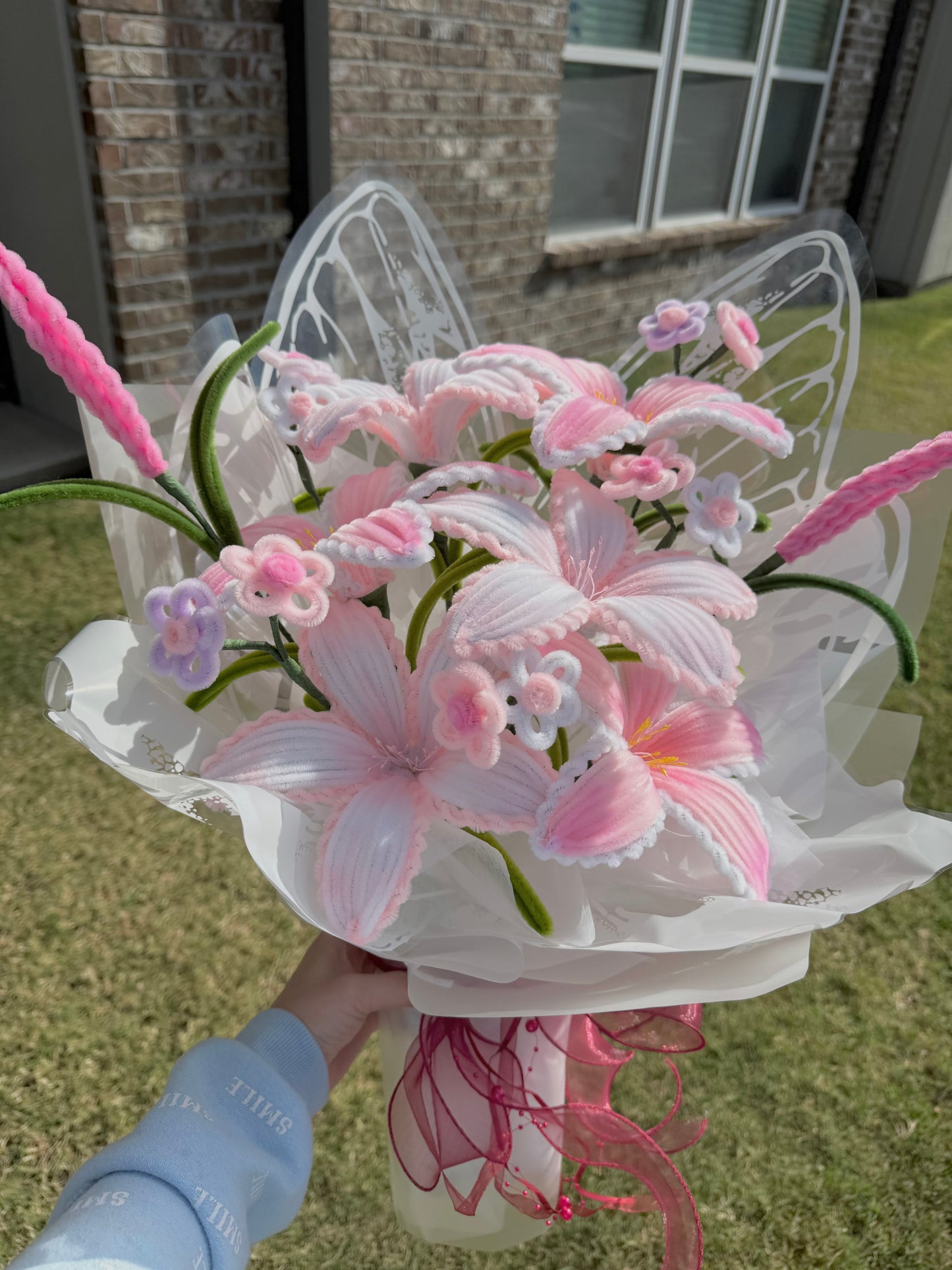 Fairy Pink Lily Bouquet
