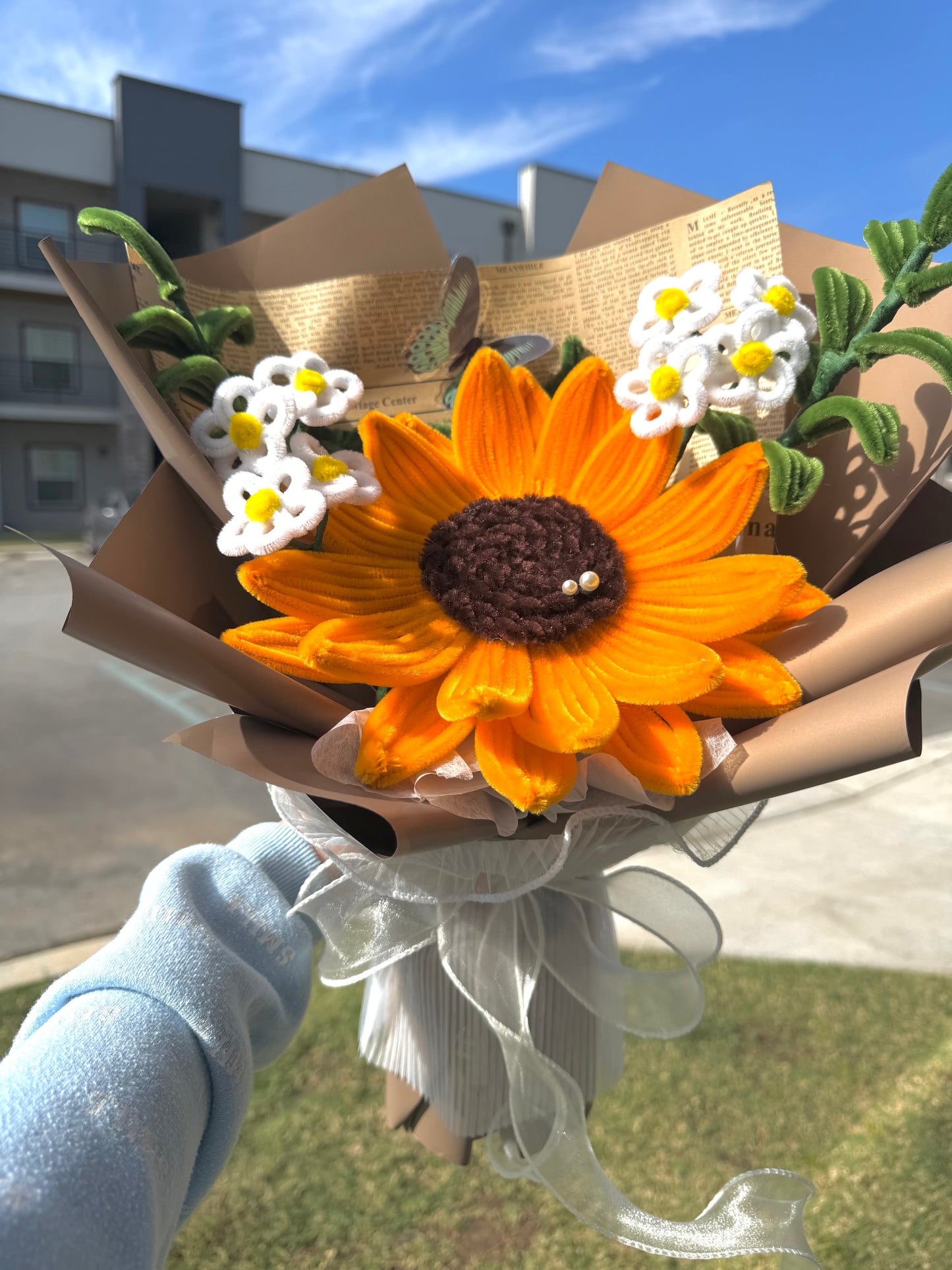 Handmade Giant Sunflower Bouquet