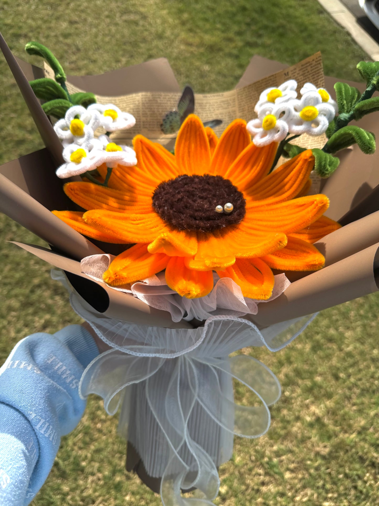 Handmade Giant Sunflower Bouquet