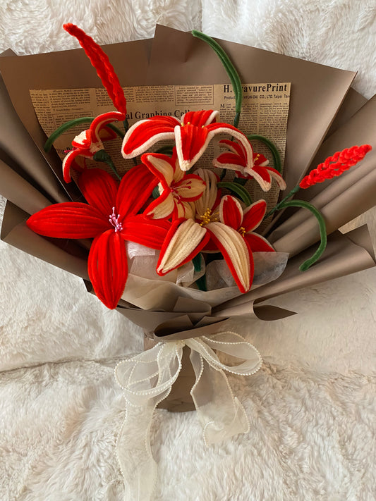 Premium Moonlit Lily Bouquet