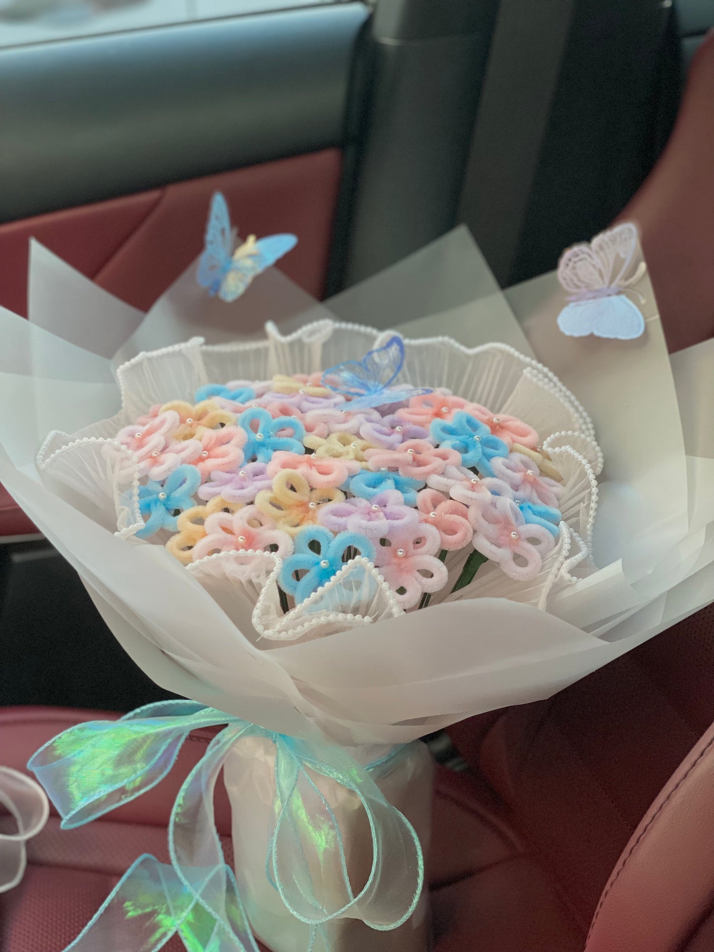 Pastel Forget-Me-Not Flower Bouquet