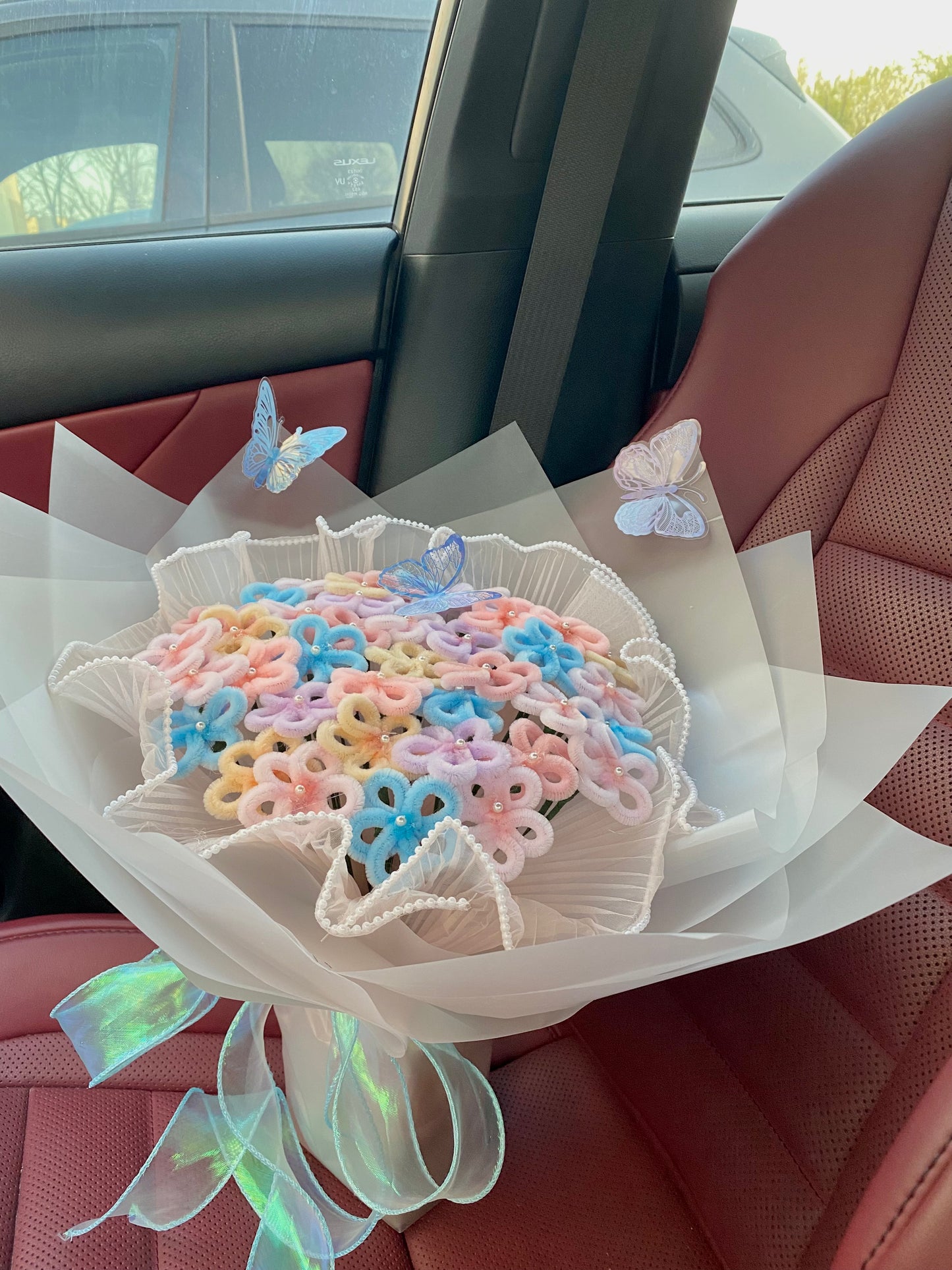 Pastel Forget-Me-Not Flower Bouquet