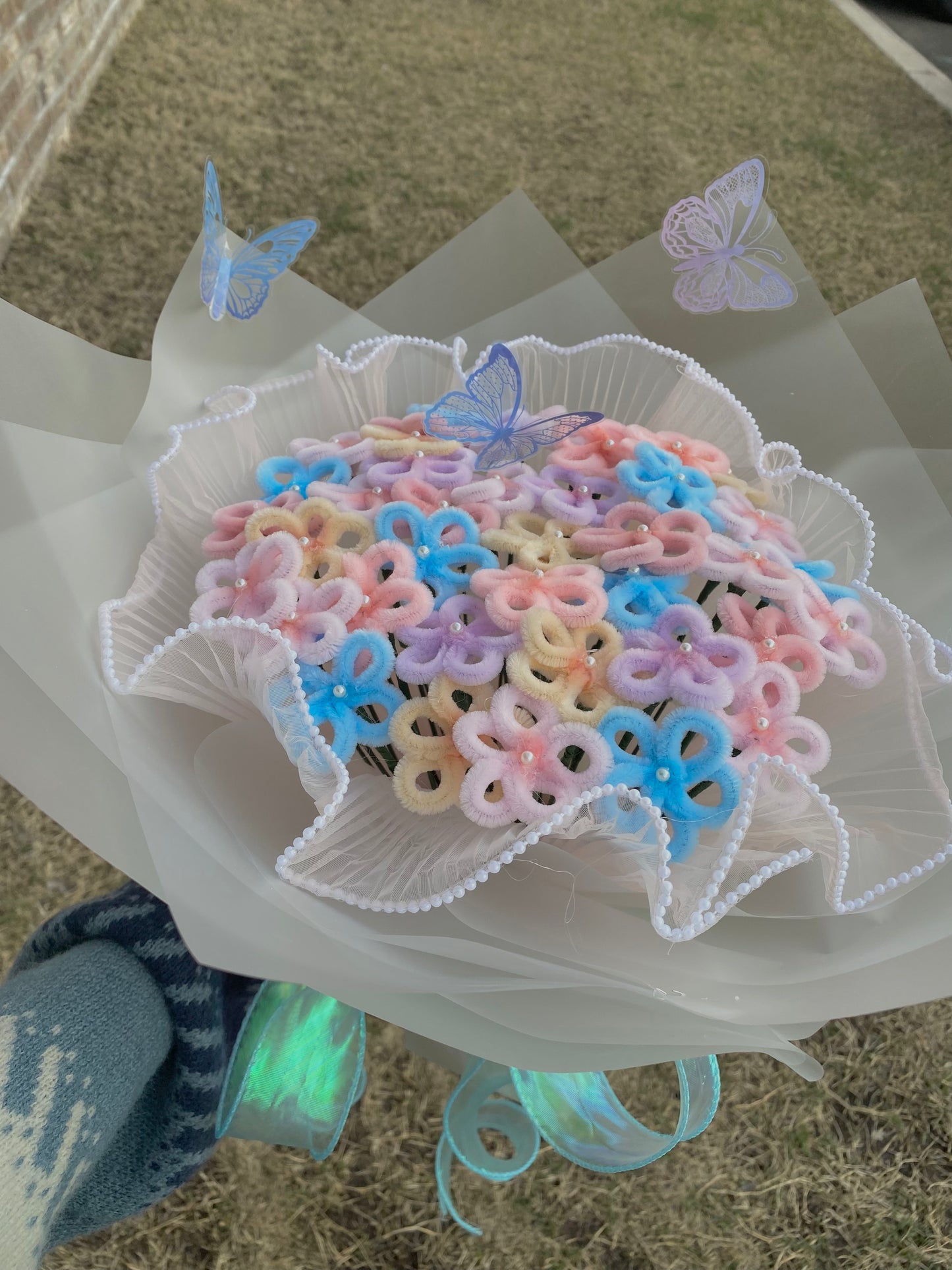 Pastel Forget-Me-Not Flower Bouquet