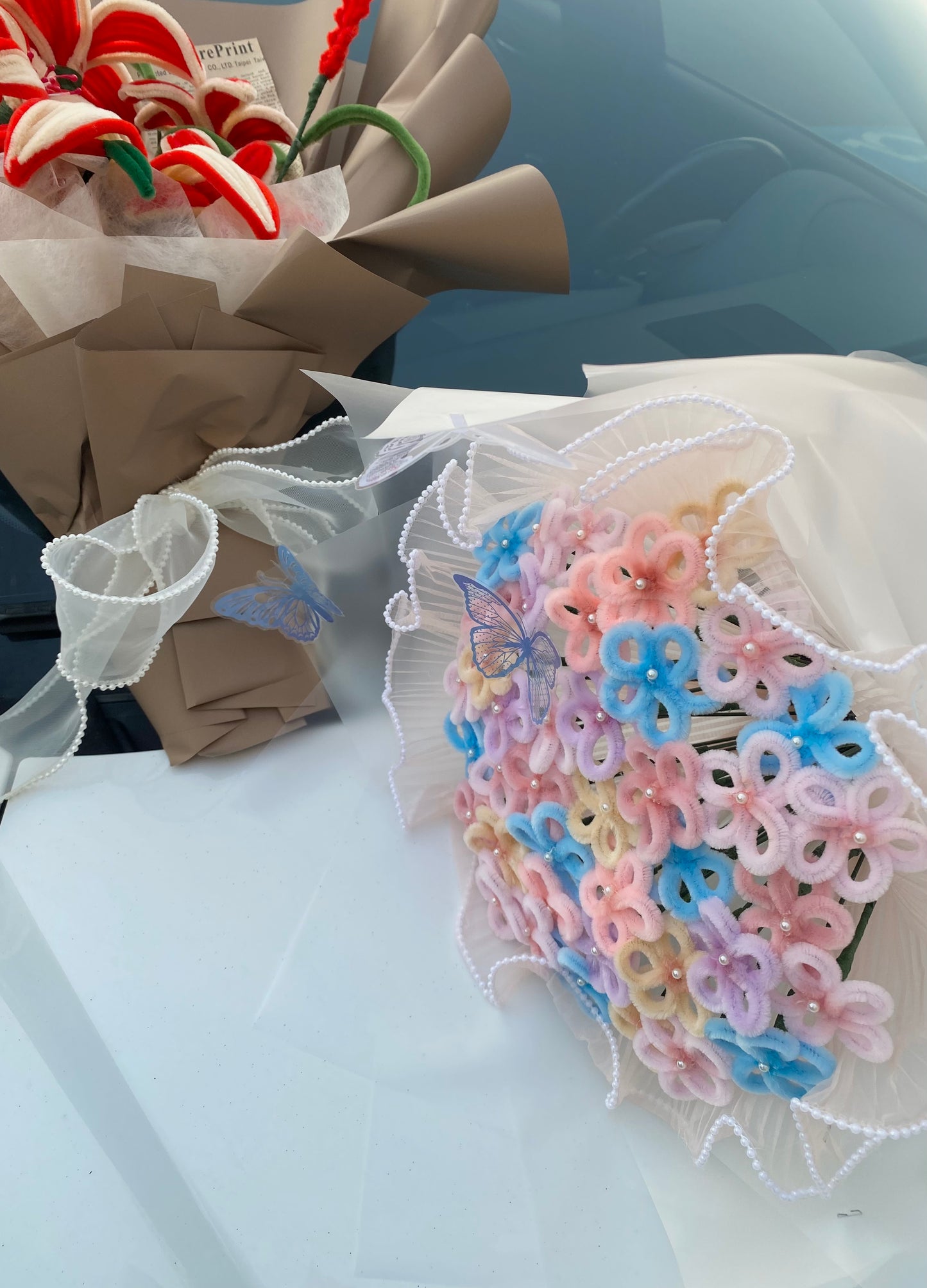 Pastel Forget-Me-Not Flower Bouquet