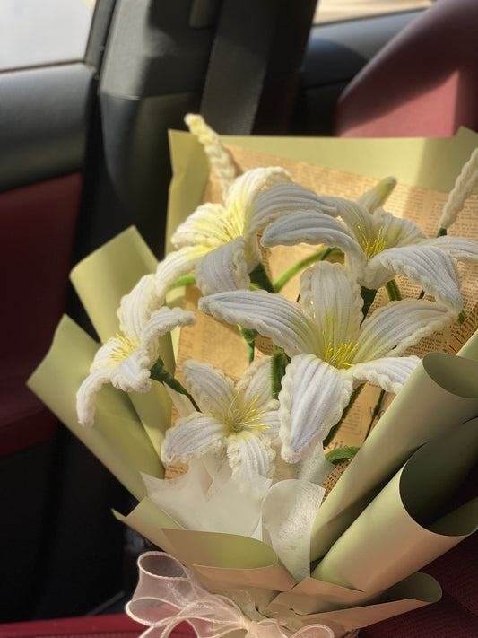 White Lilies Bouquet
