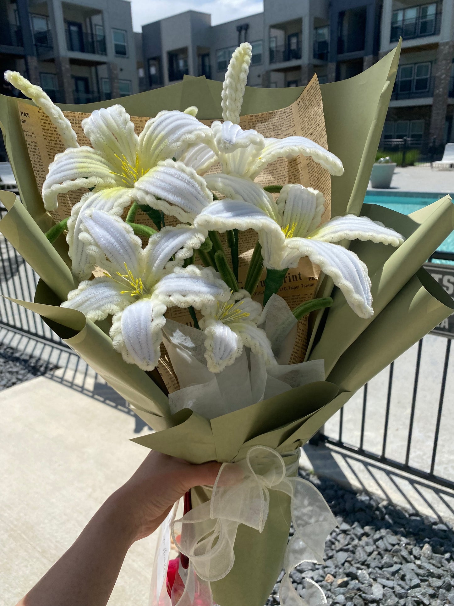 White Lilies Bouquet
